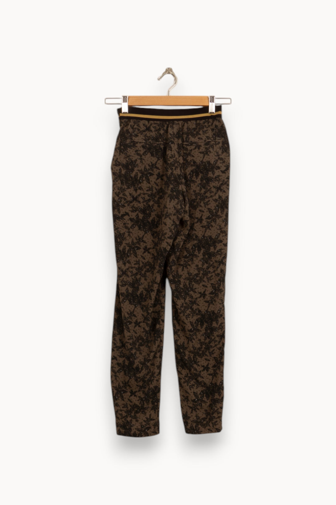 Pantalon Marron et Noir - Taille XS/34 de la marque IKKS | PARAD42130 - Vendu par Paradigme - Image 4