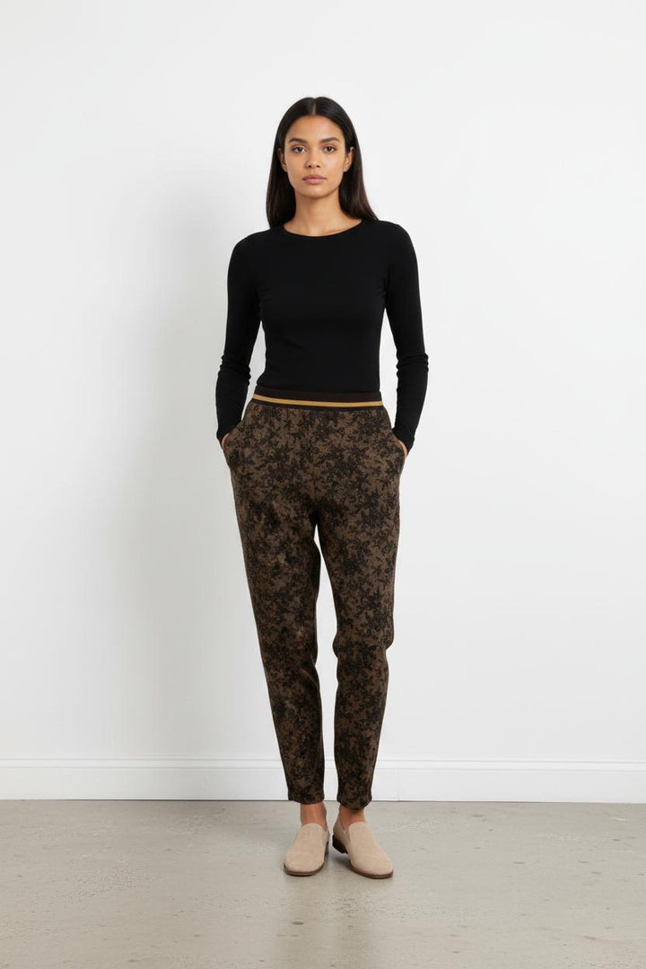 Pantalon Marron et Noir - Taille XS/34