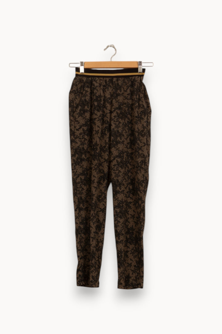 Pantalon Marron et Noir - Taille XS/34 de la marque IKKS | PARAD42130 - Vendu par Paradigme - Image 2