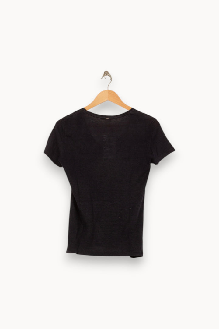 Tee-shirt Noir - Taille M/38 de la marque IKKS | PARAD42142 - Vendu par Paradigme - Image 4