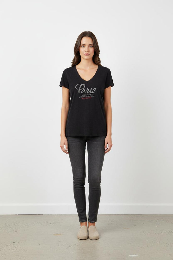 Tee-shirt Noir - Taille M/38