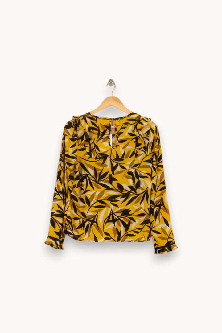Blouse Jaune et Noire - Taille S/36 de la marque Grace & Mila | PARAD42152 - Vendu par Paradigme - Image 4