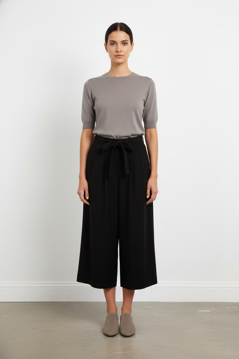 Pantalon Large Noir - Taille M/38