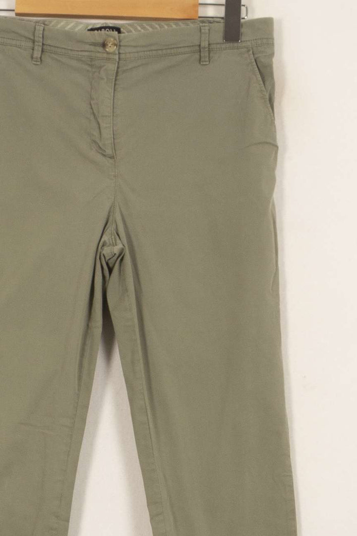 Pantalon Vert - Taille L/40 de la marque Caroll | PARAD42165 - Vendu par Paradigme - Image 3