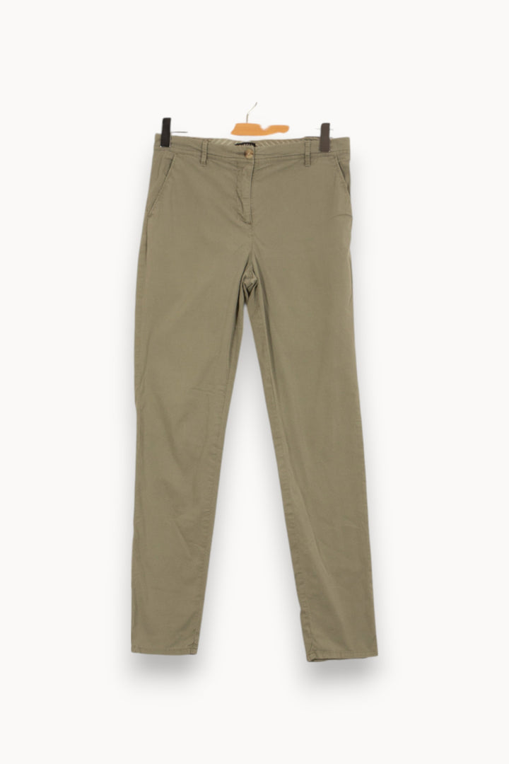 Pantalon Vert - Taille L/40 de la marque Caroll | PARAD42165 - Vendu par Paradigme - Image 2