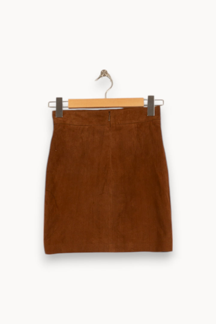 Jupe Portefeuille Marron - Taille XS/34 de la marque Zadig&Voltaire | PARAD42172 - Vendu par Paradigme - Image 6