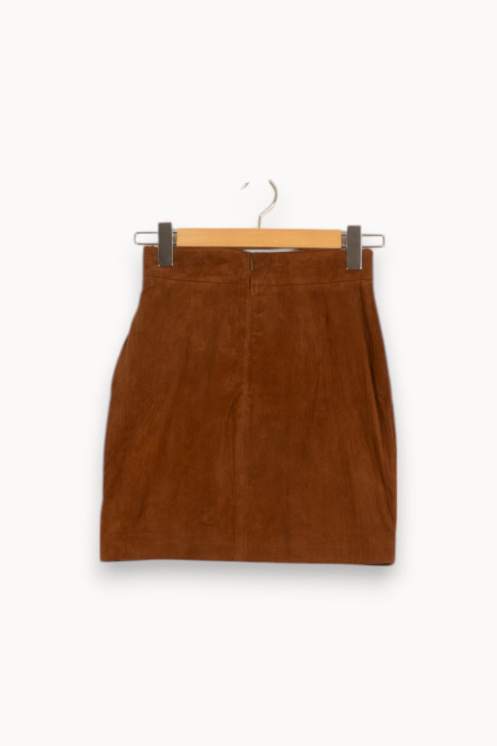 Jupe Portefeuille Marron - Taille XS/34 de la marque Zadig&Voltaire | PARAD42174 - Vendu par Paradigme - Image 6