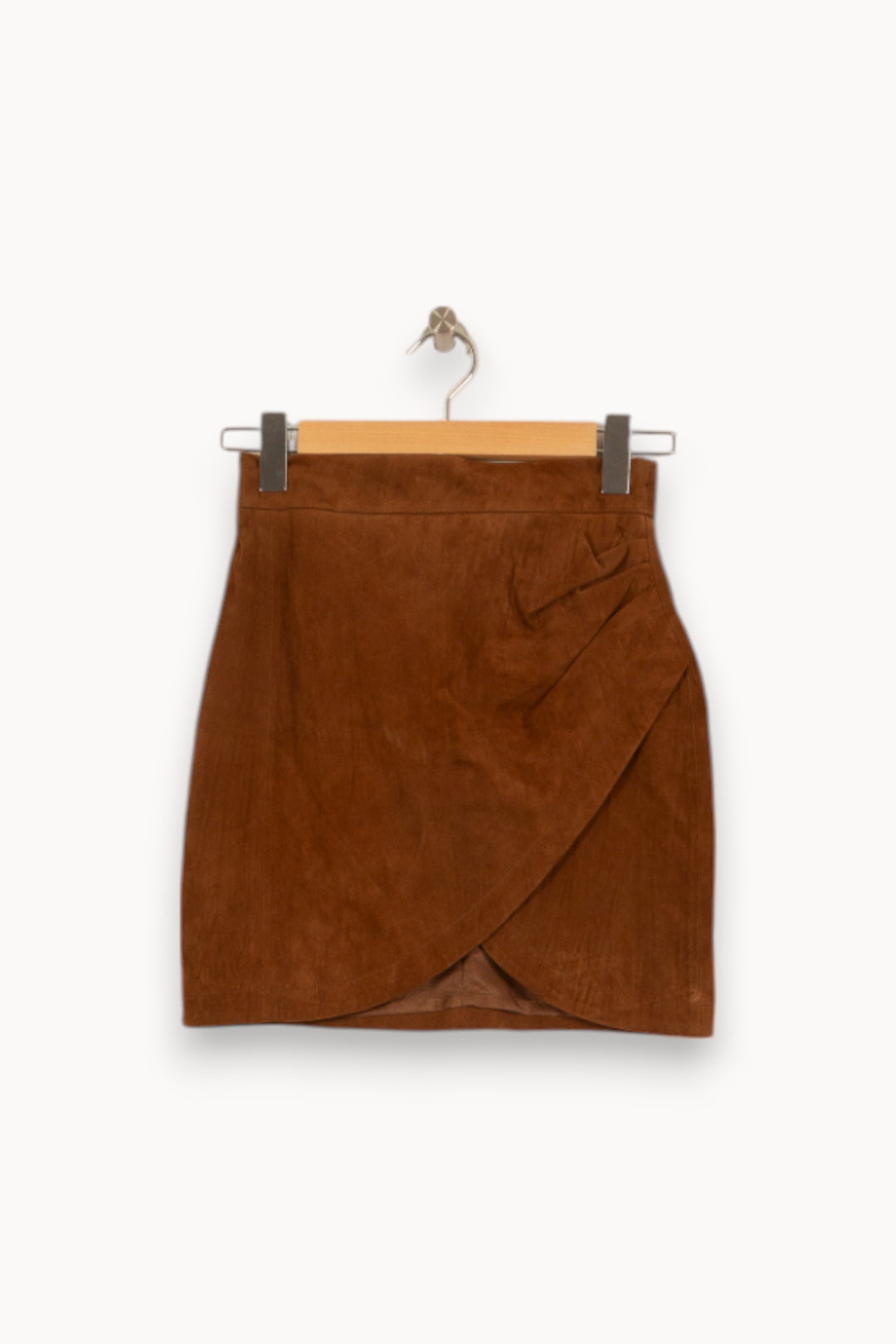Jupe Portefeuille Marron - Taille XS/34 de la marque Zadig&Voltaire | PARAD42174 - Vendu par Paradigme - Image 2
