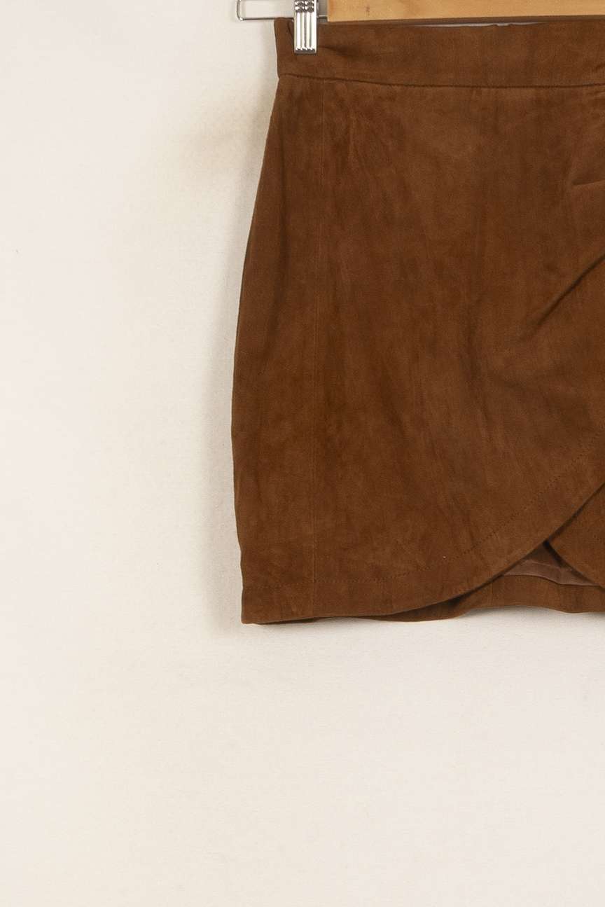 Jupe Portefeuille Marron - Taille XS/34 de la marque Zadig&Voltaire | PARAD42175 - Vendu par Paradigme - Image 3