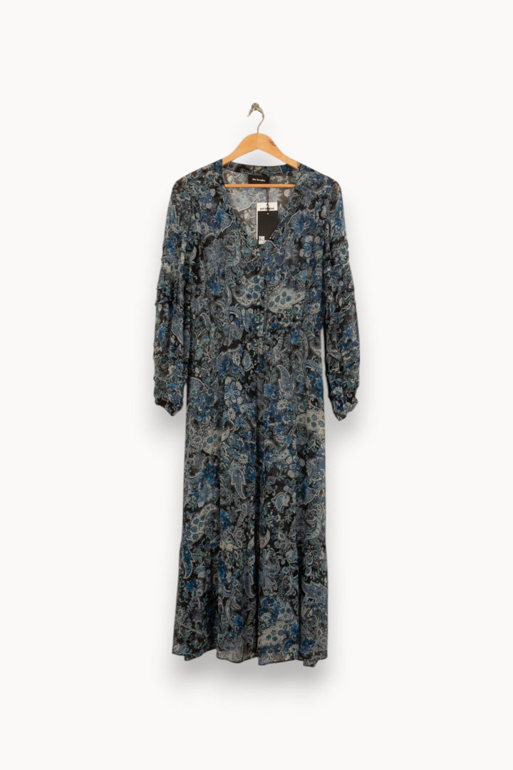 Robe Longue Bleu et Noir - Taille L/40 de la marque The Kooples | PARAD42177 - Vendu par Paradigme - Image 5