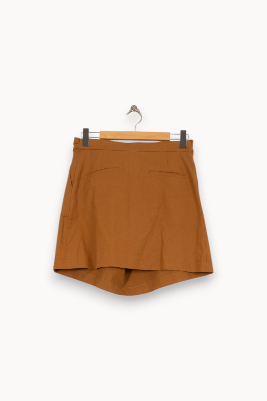 Jupe Courte Marron - Taille L/40 de la marque Vanessa Bruno - Athé | PARAD42178 - Vendu par Paradigme - Image 4