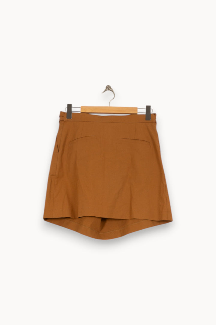 Jupe Courte Marron - Taille L/40 de la marque Vanessa Bruno - Athé | PARAD42178 - Vendu par Paradigme - Image 4
