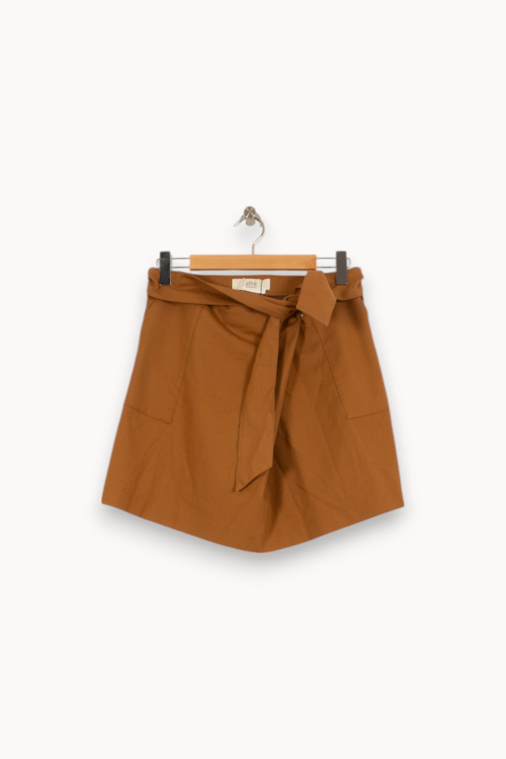Jupe Courte Marron - Taille L/40 de la marque Vanessa Bruno - Athé | PARAD42178 - Vendu par Paradigme - Image 2