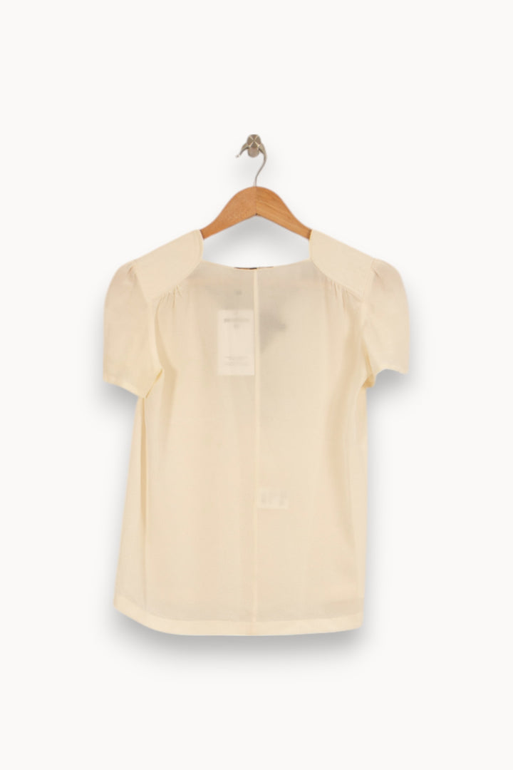 Blouse Blanc et Noir - Taille S/36 de la marque Maje | PARAD42182 - Vendu par Paradigme - Image 4