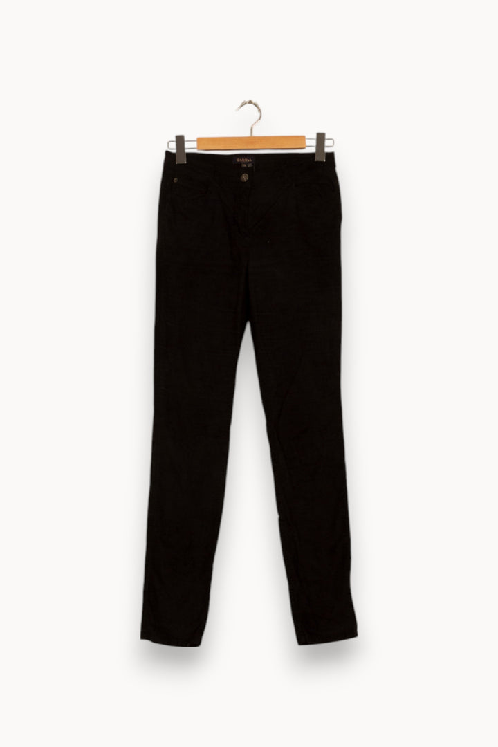 Pantalon Noir - Taille S/36 de la marque Caroll | PARAD42197 - Vendu par Paradigme - Image 2
