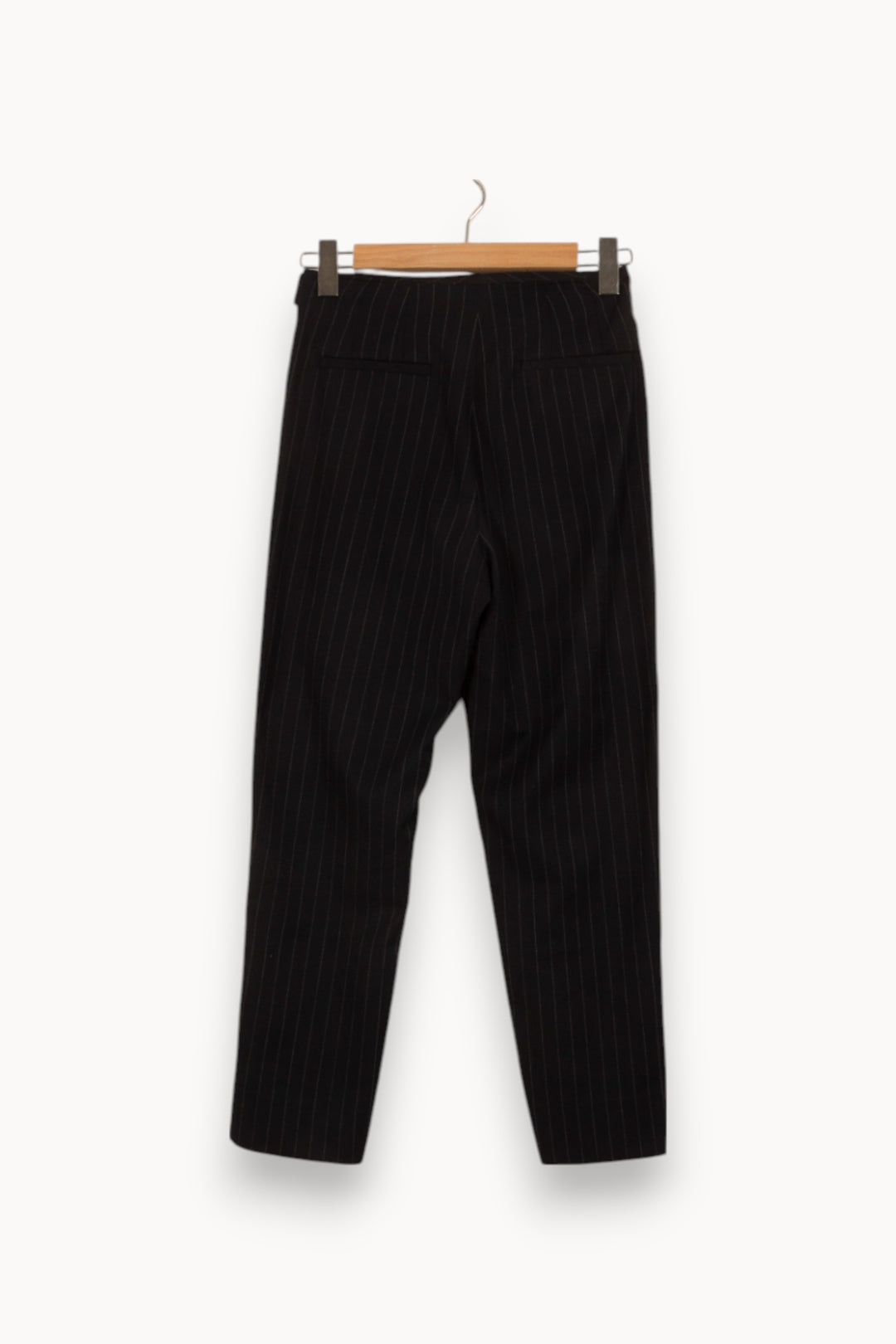 Pantalon Noir à Rayures Blanches - Taille S/36 de la marque Maje | PARAD42201 - Vendu par Paradigme - Image 4