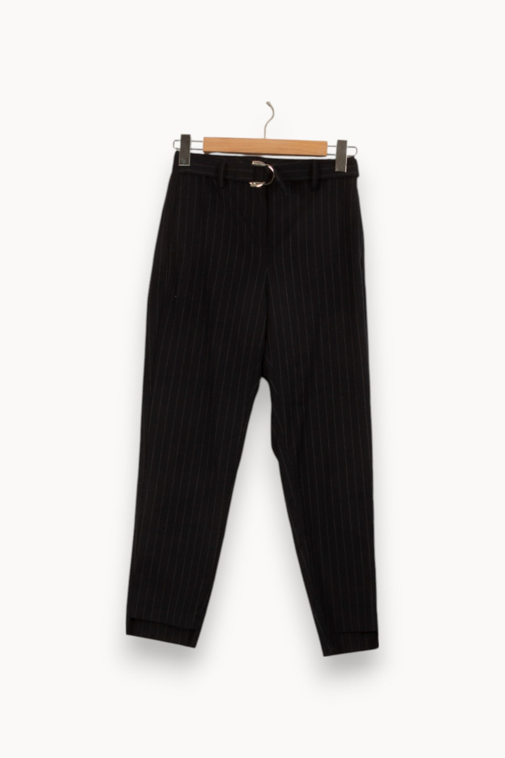 Pantalon Noir à Rayures Blanches - Taille S/36 de la marque Maje | PARAD42201 - Vendu par Paradigme - Image 2