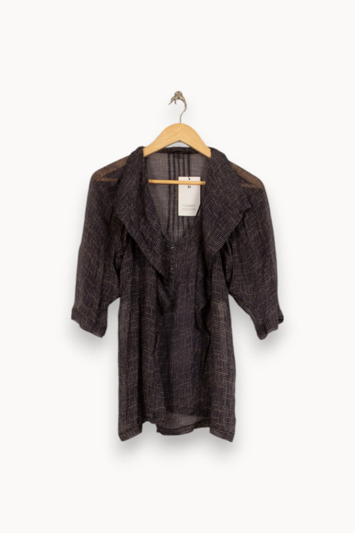 Blouse Bleue - Taille M/38 de la marque IKKS | PARAD42216 - Vendu par Paradigme - Image 2