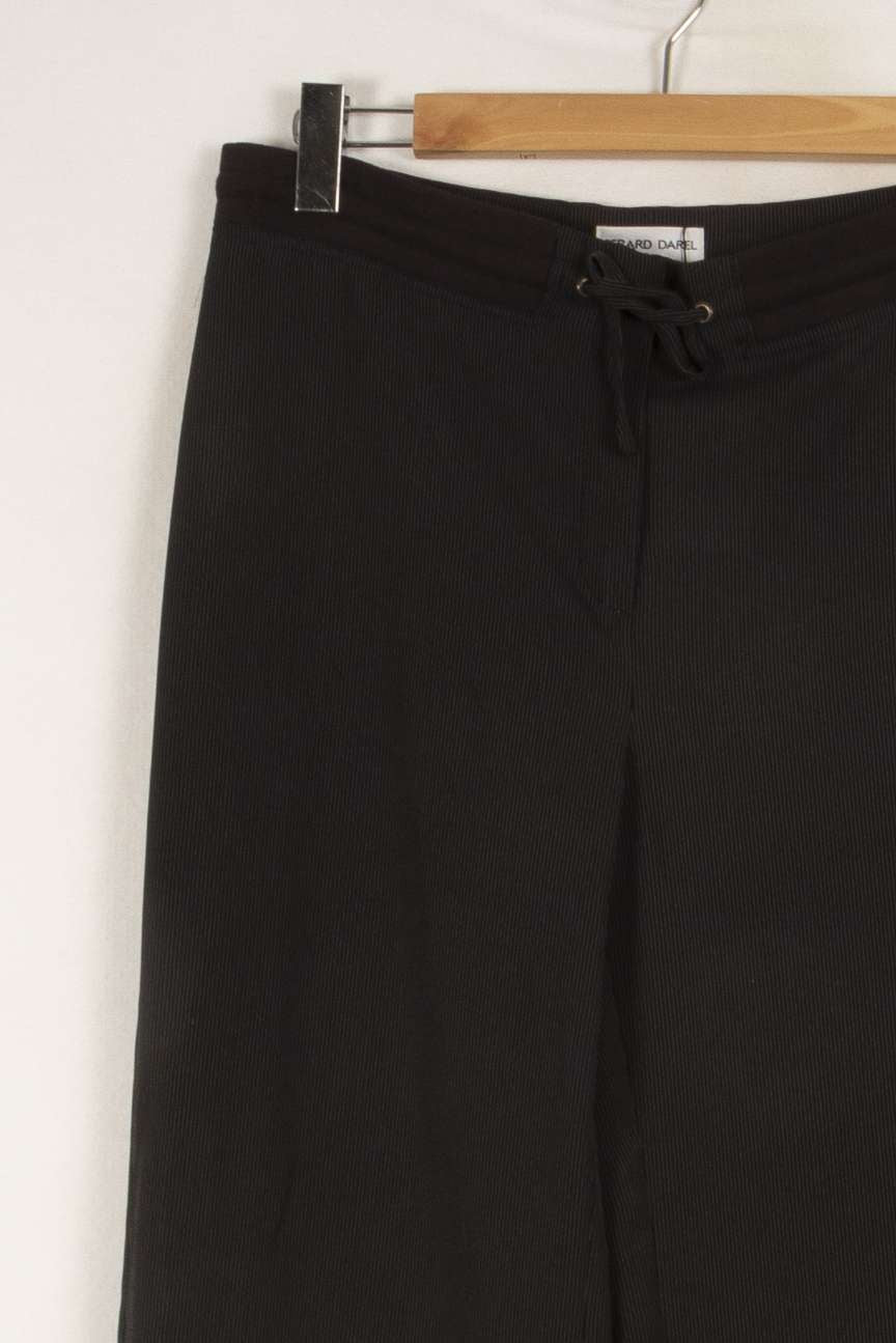 Pantalon noir rayé - Taille XL/42 de la marque Gerard Darel | PARAD42225 - Vendu par Paradigme - Image 2