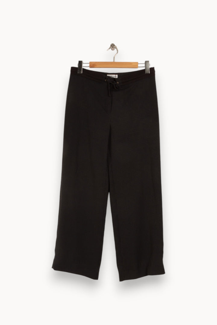 Pantalon noir rayé - Taille XL/42 de la marque Gerard Darel | PARAD42225 - Vendu par Paradigme - Image 1
