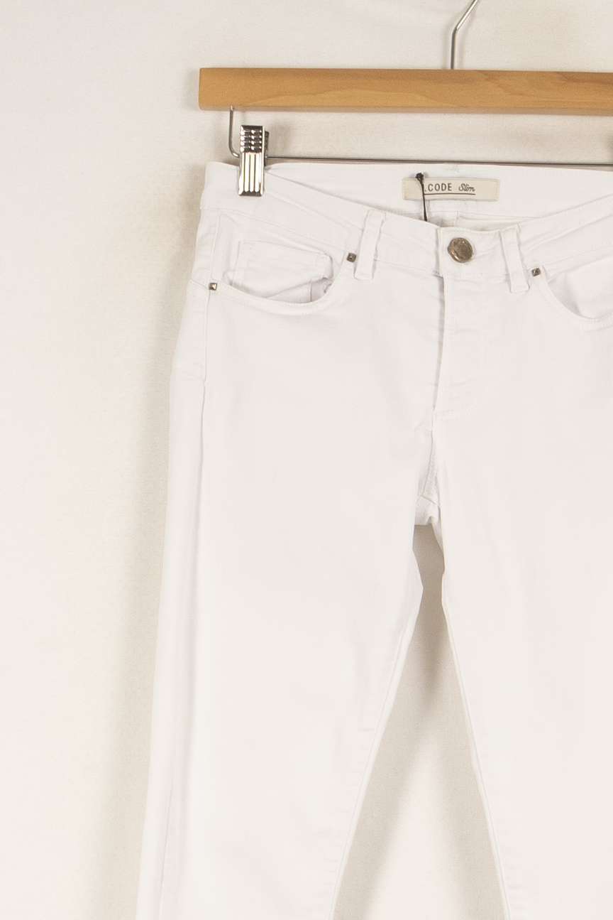 Jean blanc - Taille XS/34 de la marque I.Code | PARAD42234 - Vendu par Paradigme - Image 2