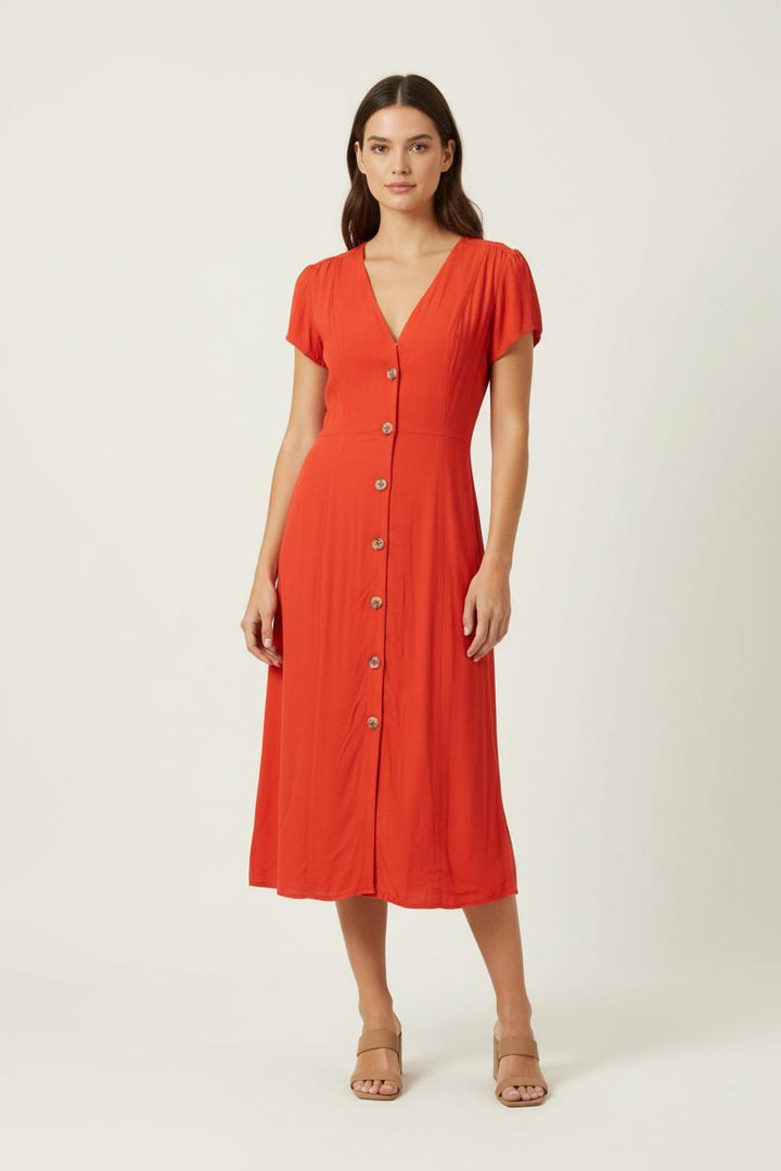 Robe rouge - Taille XS/34 de la marque Petite Mendigote | PARAD42238 - Vendu par Paradigme - Image 1