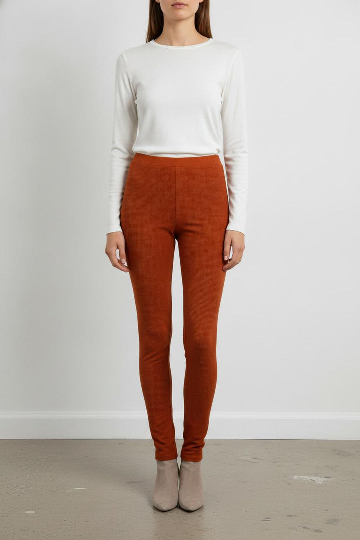 Pantalon en maille orange - Taille S/36 de la marque American Vintage | PARAD42240 - Vendu par Paradigme - Image 1