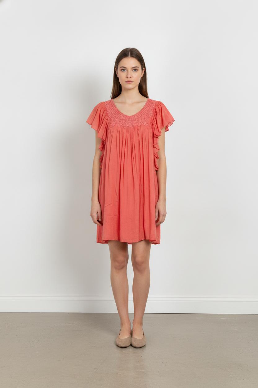 Robe rose - Taille S/36 de la marque Derhy | PARAD42241 - Vendu par Paradigme - Image 1