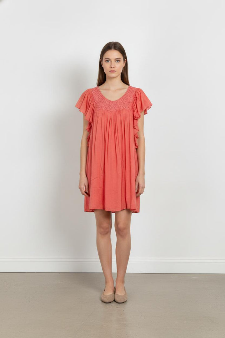 Robe rose - Taille S/36 de la marque Derhy | PARAD42241 - Vendu par Paradigme - Image 1