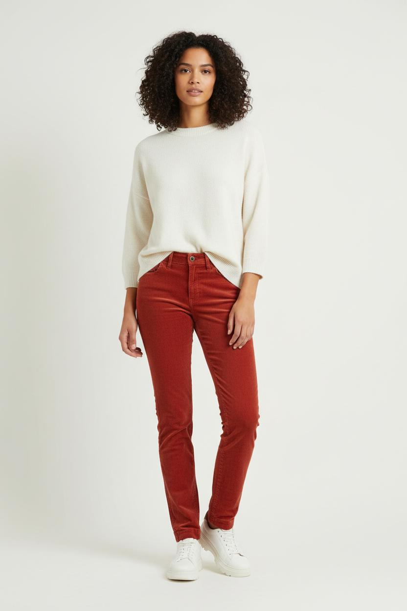 Pantalon rouge côtelé - Taille XS/34 de la marque Sessùn | PARAD42244 - Vendu par Paradigme - Image 1