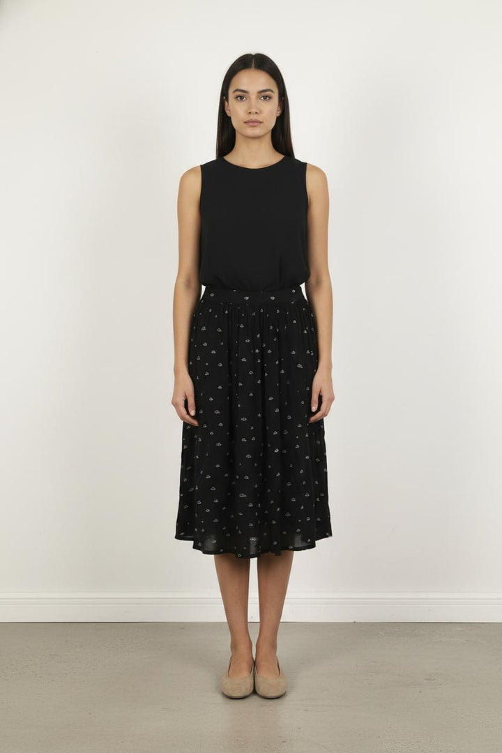 Jupe noire à motifs - Taille XS/34