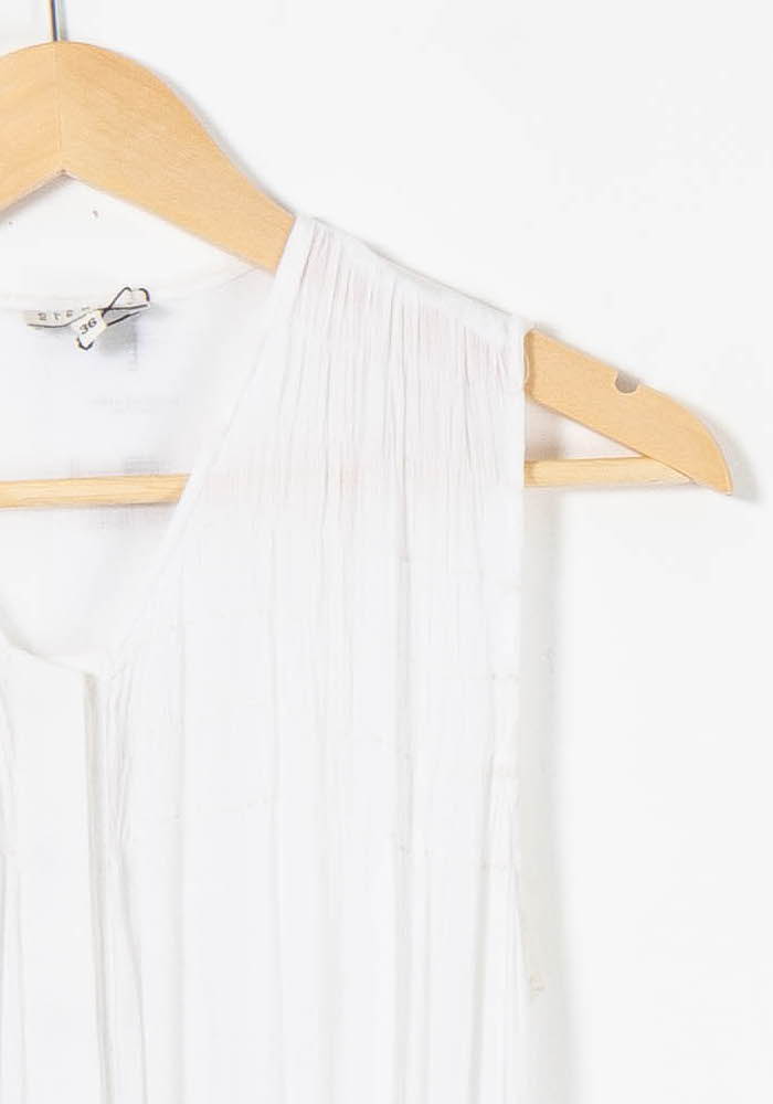 Robe blanche et bleue - Taille S/36 de la marque Claudie Pierlot | PARAD42257 - Vendu par Paradigme - Image 3