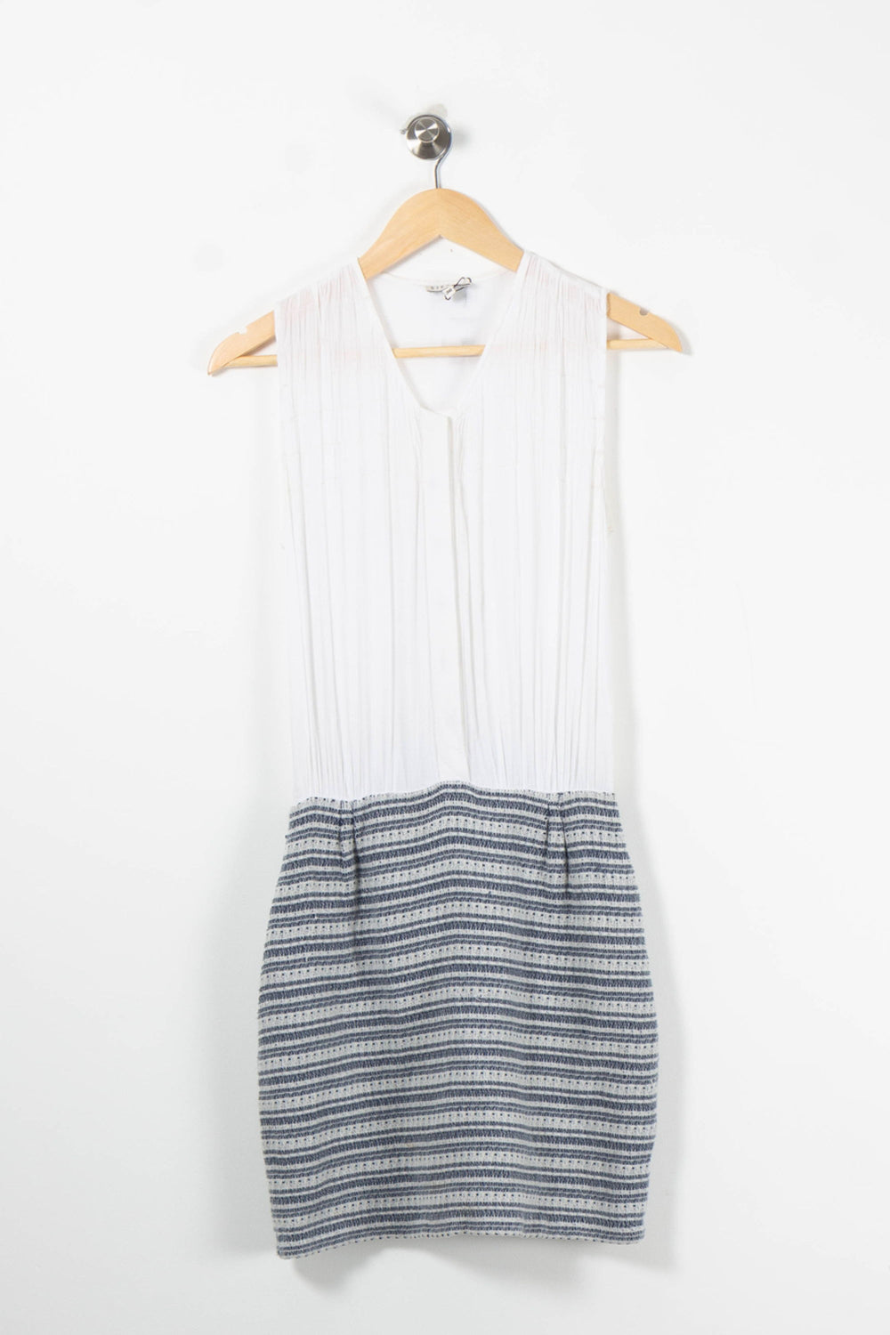 Robe blanche et bleue - Taille S/36 de la marque Claudie Pierlot | PARAD42257 - Vendu par Paradigme - Image 2