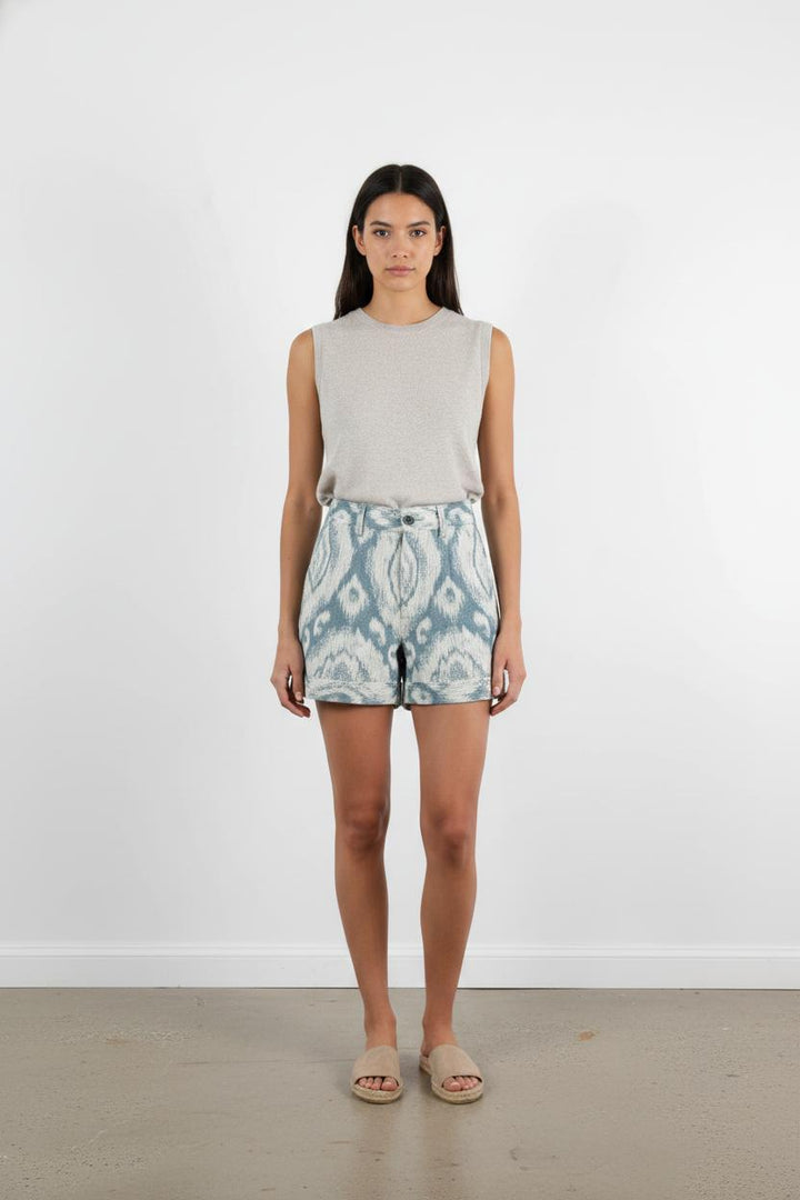 Short bleu et blanc - Taille XS/34