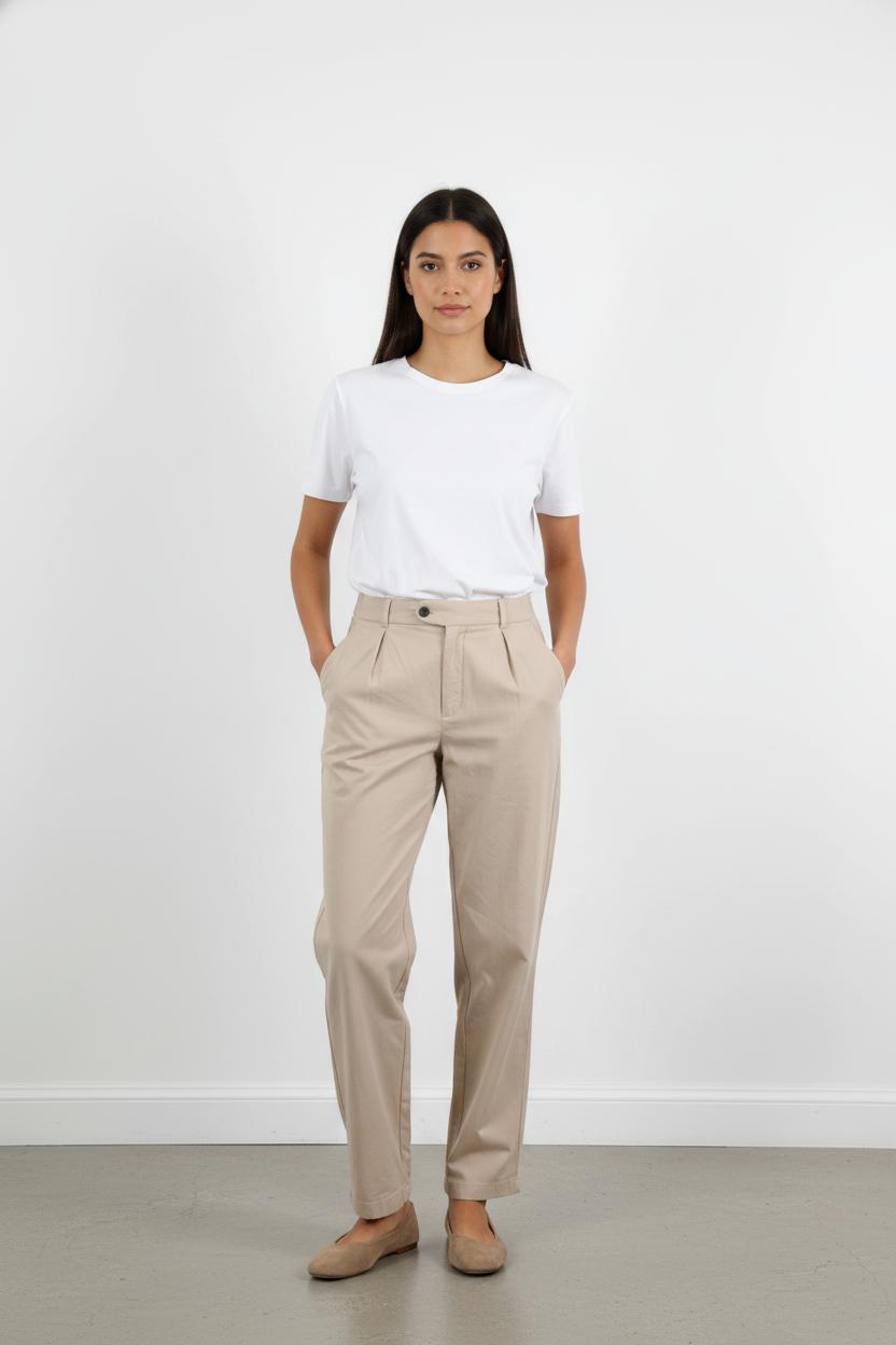 Pantalon beige - Taille XL/42