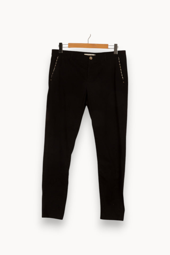 Pantalon noir - Taille XL/42 de la marque I.Code | PARAD42263 - Vendu par Paradigme - Image 1