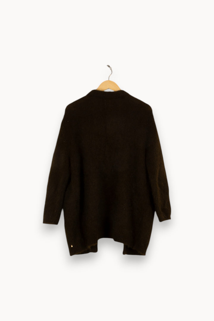 Gilet vert/marron - Taille S/36 de la marque Des petits hauts | PARAD42264 - Vendu par Paradigme - Image 3