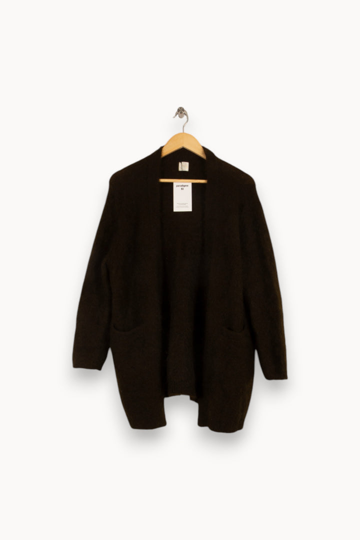 Gilet vert/marron - Taille S/36 de la marque Des petits hauts | PARAD42264 - Vendu par Paradigme - Image 1