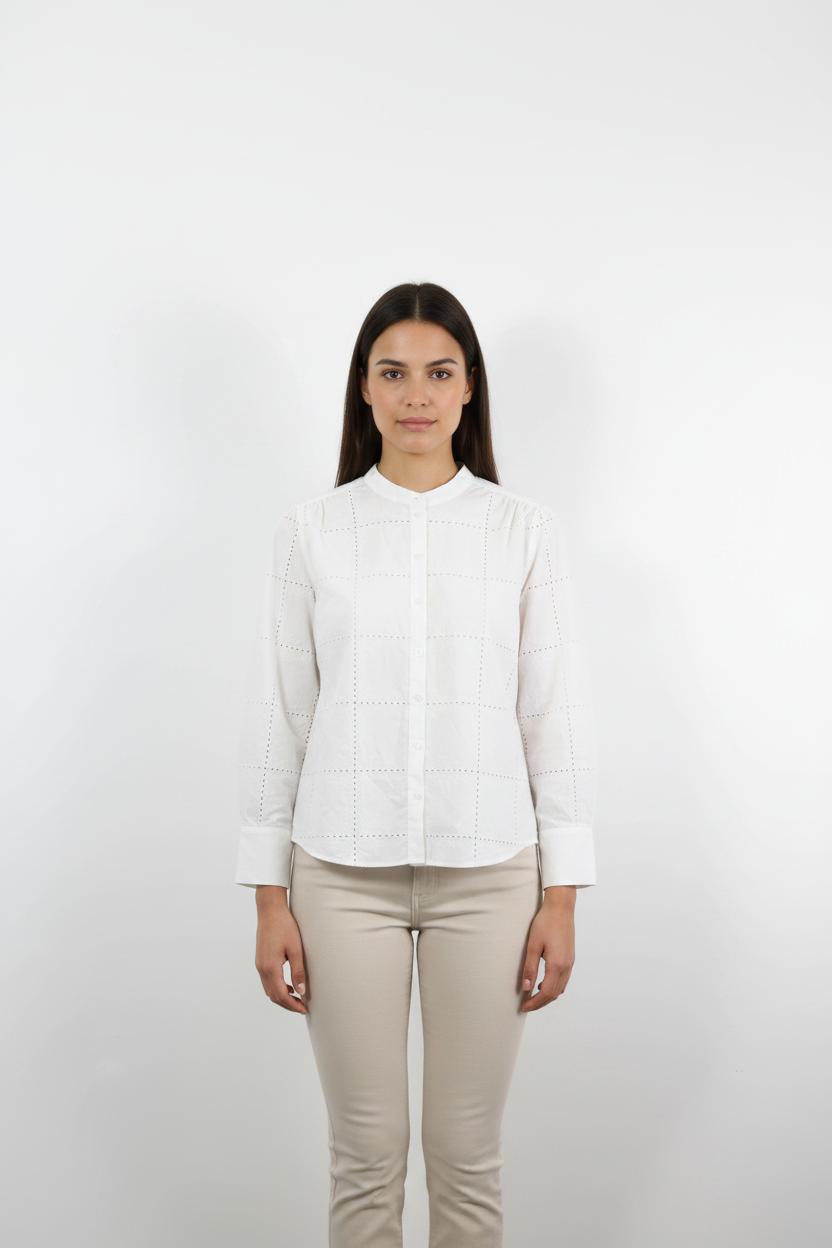 Chemise blanche brodée - Taille L/40