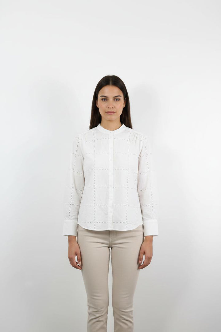 Chemise blanche brodée - Taille L/40