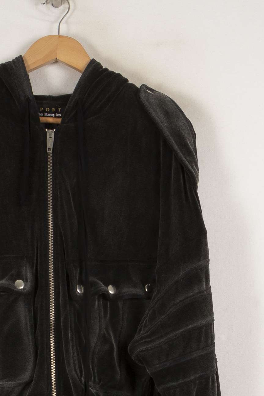 Veste polaire grise - Taille S/36 de la marque The Kooples - Sport | PARAD42288 - Vendu par Paradigme - Image 2