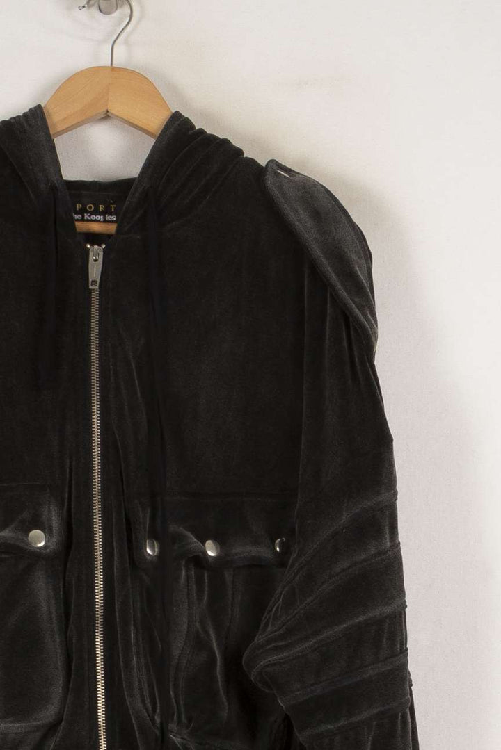 Veste polaire grise - Taille S/36 de la marque The Kooples - Sport | PARAD42288 - Vendu par Paradigme - Image 2