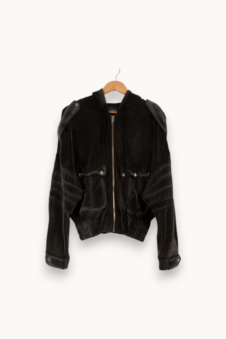 Veste polaire grise - Taille S/36 de la marque The Kooples - Sport | PARAD42288 - Vendu par Paradigme - Image 1
