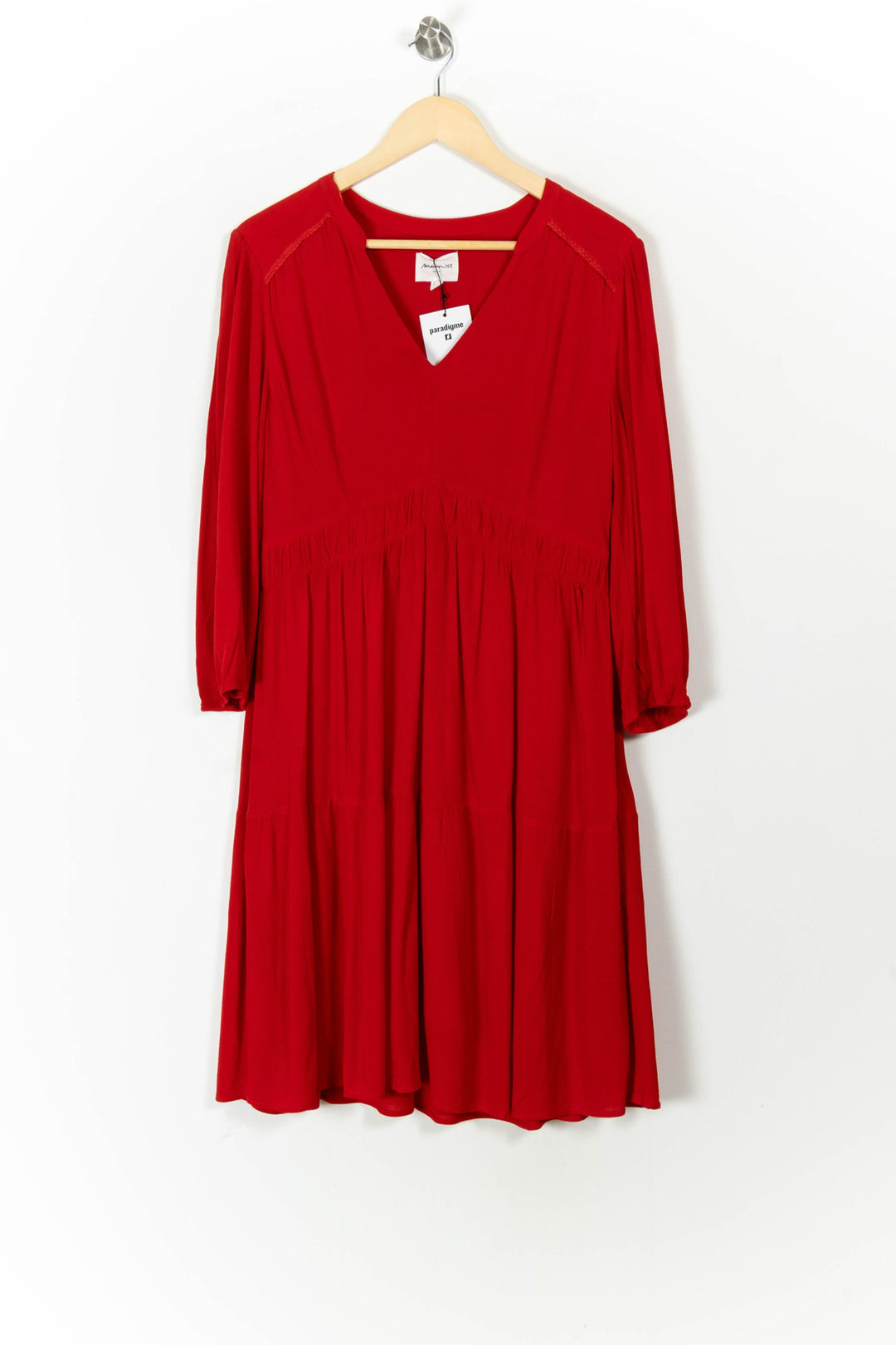 Robe rouge - Taille L/40 de la marque Maison 123 | PARAD42320 - Vendu par Paradigme - Image 2