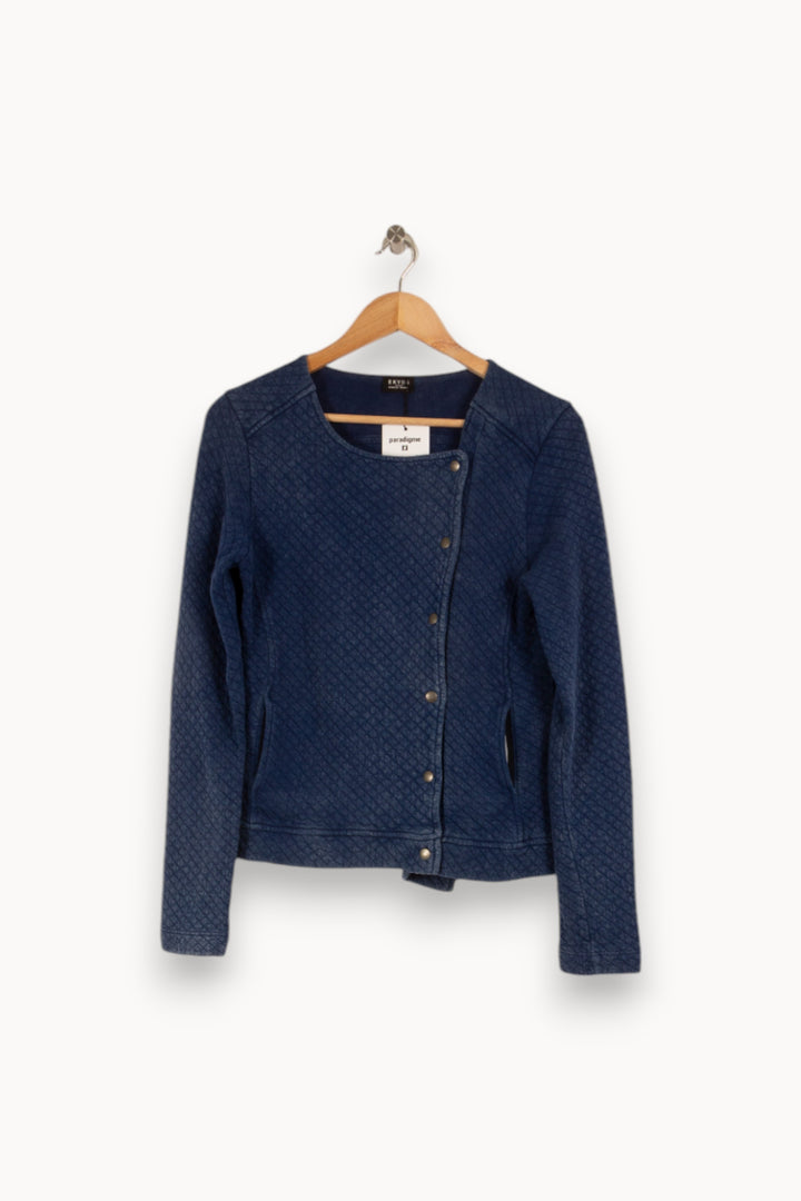 Veste bleue matelassée - Taille S/36 de la marque Ekyog | PARAD42327 - Vendu par Paradigme - Image 1