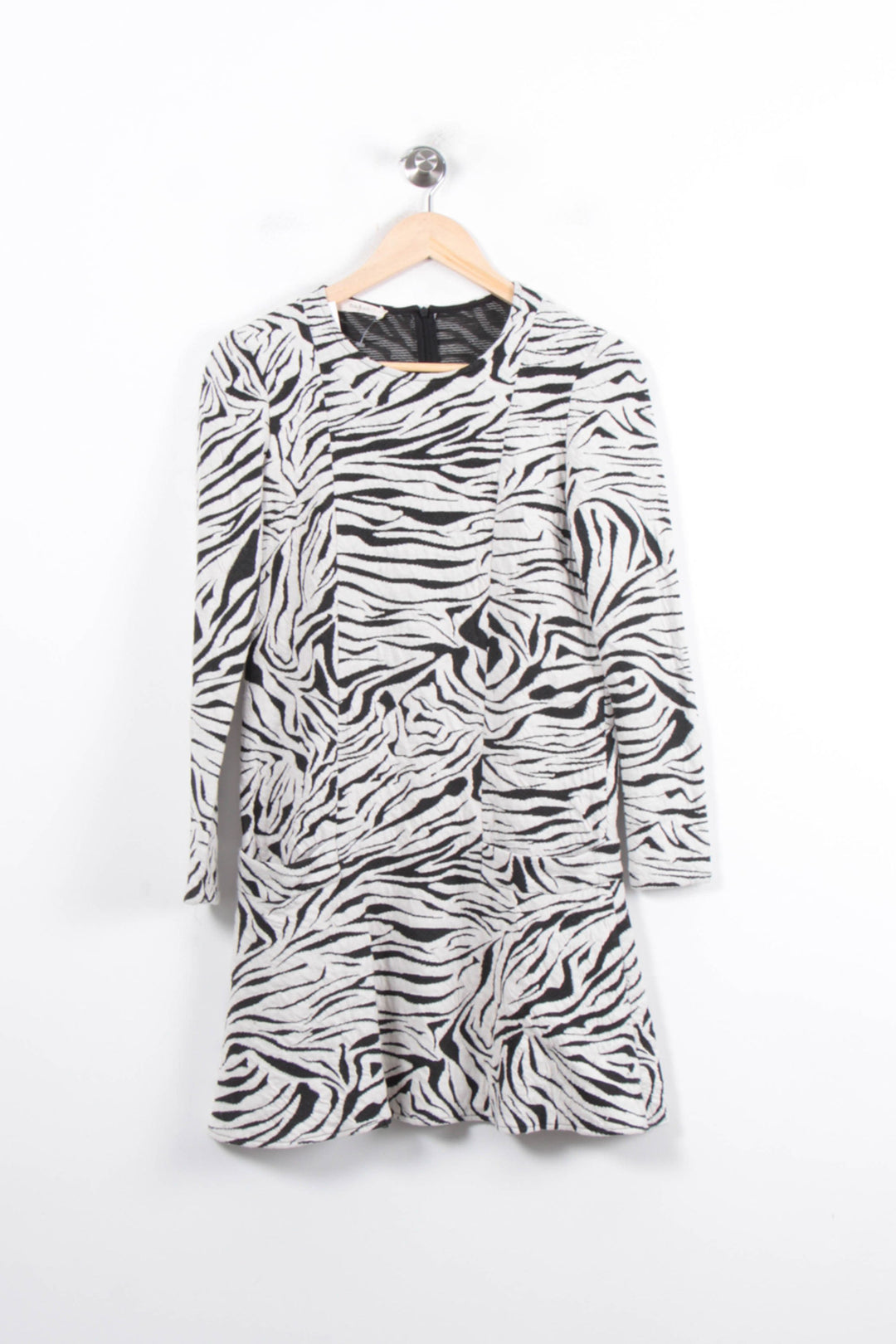 Robe blanche zébrée - Taille XS/34 de la marque ba&sh | PARAD42358 - Vendu par Paradigme - Image 2