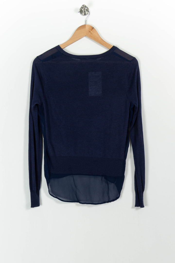 Pull bleu foncé - Taille S/36 de la marque Comptoir des Cotonniers | PARAD42363 - Vendu par Paradigme - Image 4