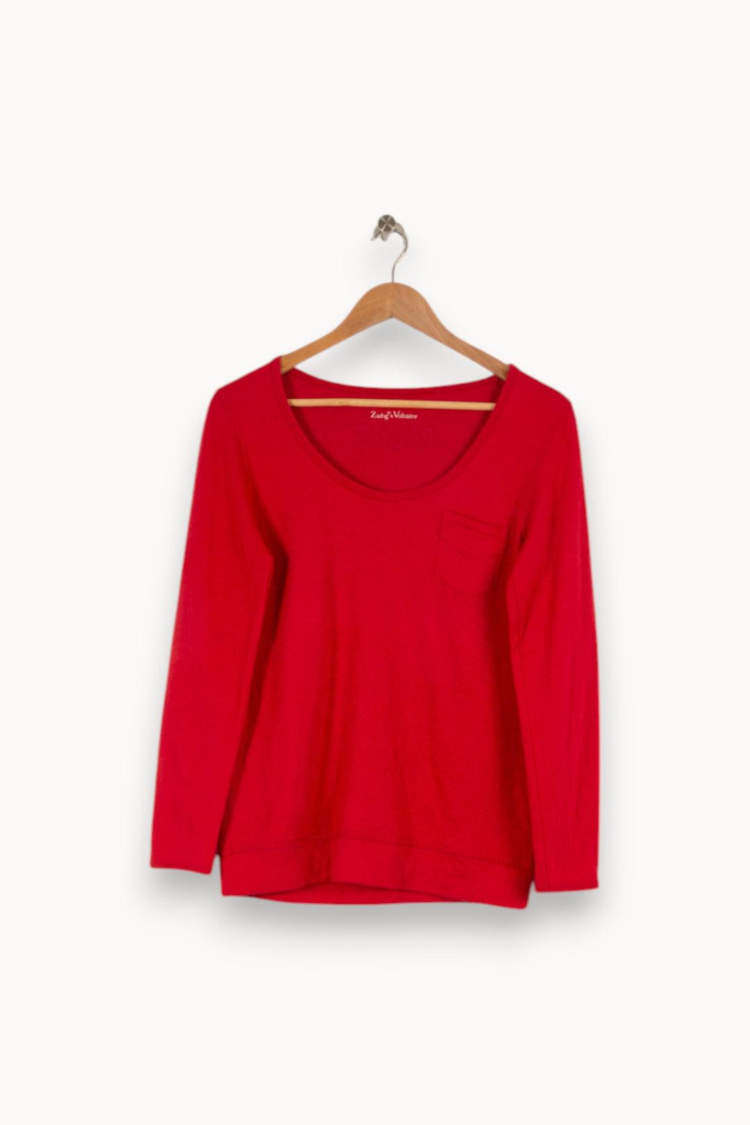 Sweat rouge - Taille XS/34 de la marque Zadig&Voltaire | PARAD42371 - Vendu par Paradigme - Image 1