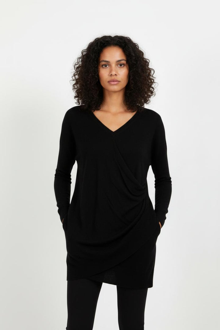 Robe pull noire - Taille S/36