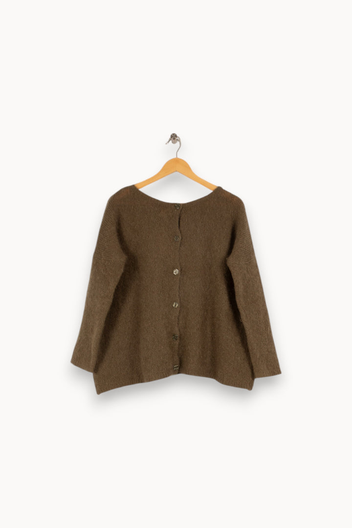 Pull vert - Taille XS/34 de la marque Des petits hauts | PARAD42398 - Vendu par Paradigme - Image 3